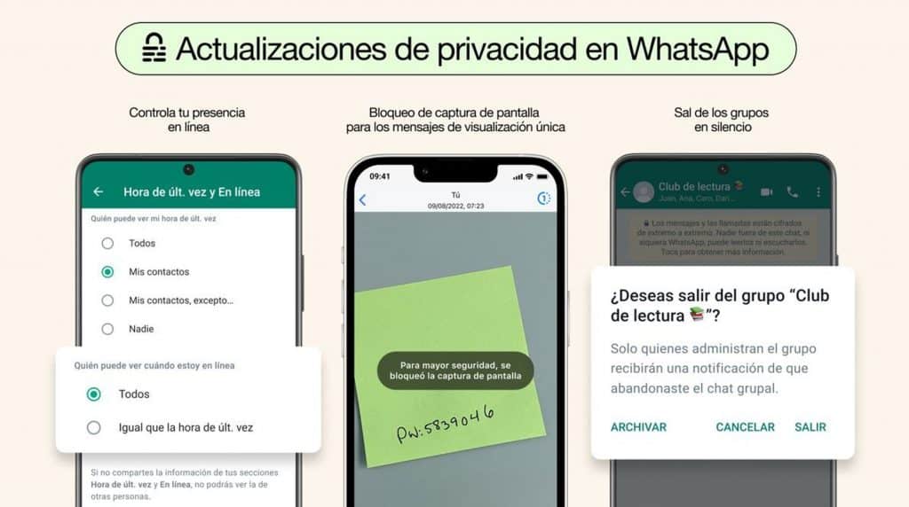 WhatsApp mejora la privacidad